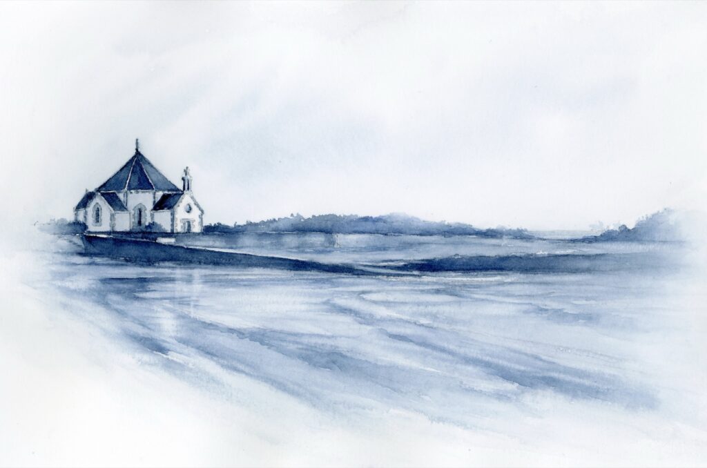 nadegevicaire_Chapelle de Penvins mochrome gris 2